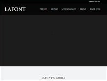 Tablet Screenshot of lafontweb.com